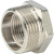 Фитинг STOUT Футорка 1/2 x 1/4   SFT-0029-001214 наружная - внутренняя резьба латунь никелированная