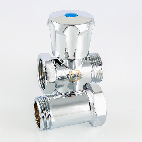 Вентиль-тройник  для подкл. сантех. приборов 1/2"х3/4"х1/2" вн-нр-нр VALTEC VT.255.N.04