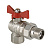 Кран шаровый BASE угловой с полусгоном 3/4" вн.-нар.  VALTEC   VT.228.N.05