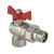 Кран шаровый BASE угловой с полусгоном 1/2" вн.-нар.  VALTEC VT.228.N.04