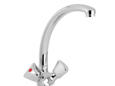 112 M PLUS CER  Смеситель для мойки, излив 210 мм. с керамической кран-буксой MOFEM