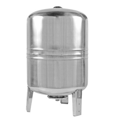 Гидроаккумулятор 100 л. вертик. UNIPUMP из нержавеющей стали, мембрана EPDM. подкл. 1" арт. 36580