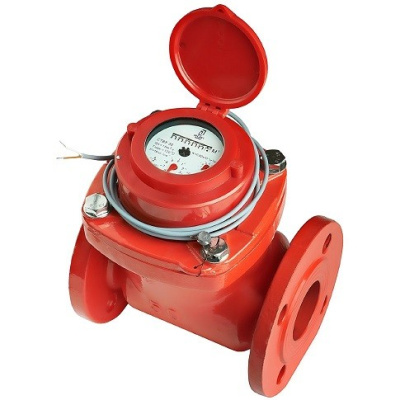 Счетчик воды СТВУ-80 ДГ (имп.вых.), фланцевый, универсальный, L=225 мм, турбинный, сухоходный  