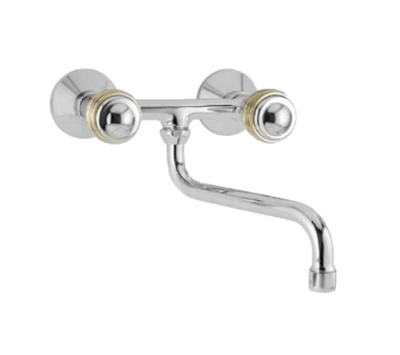 301 ROMANTIK   Смеситель для мойки, настенный, излив 200 мм. с классической кран-буксой MOFEM 