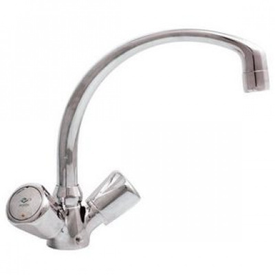 106 DIAMANT ECO CER  Смеситель для мойки, излив 180 мм. с керамической кран-буксой MOFEM