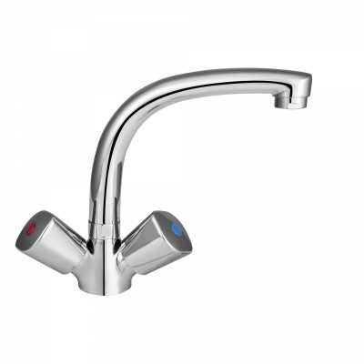 115 KR  Смеситель для мойки,  C 200 мм, резина, корпус Гольф.