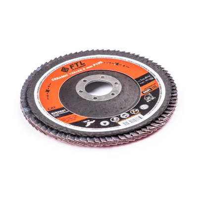 Круг лепестковый для шлифования по нержавеющей стали FTL Everest 29 125 х 22,2 мм P100