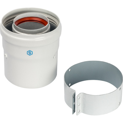 Адаптер для коаксиального дымохода Ø 60/100, (совместим с Vaillant, Protherm NEW) STOUT 