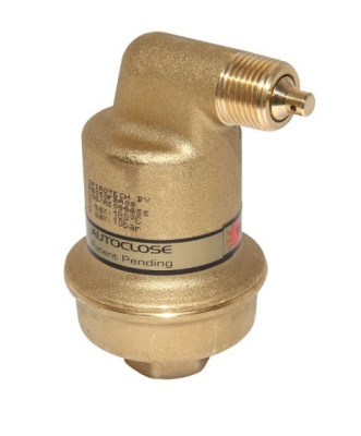 Автоматический воздухоотводчик Spirotop Solar 1/2" резьба внутренняя, корпус латунь (10 бар/180*С)