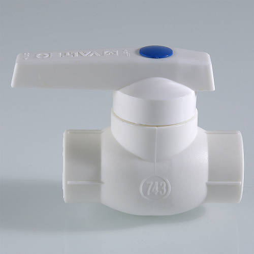 Кран PPR шаровый DN 50 мм VALTEC для горячей воды VALTEC полипропиленовый  VTp.743.0.050