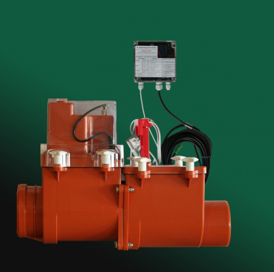 HL 712. 2 EPC DN 125 Магистральный двухкамерный канализационный затвор с электроприводом