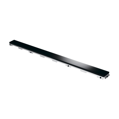 Стеклянная панель TECEdrainline, 800 мм, черная 600892