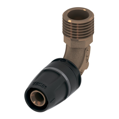 Угол наружная резьба  20 х 3/4" PPSU-бронза TECElogo-Push 8713304