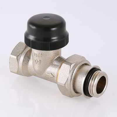 Клапан термостатический для радиатора прямой с преднастройкой (KV 0,1-0,6) 1/2" VALTEC VT.038.N.04