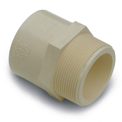 50407 Муфта ХПВХ с нар.резьб. 3/4" (КВ-РН) GENOVA