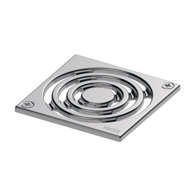 Декоративная решетка TECEdrainpoint S, нержавеющая сталь, 100 мм, с фиксаторами 3665000