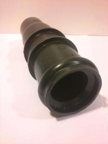 Компенсатор канализационный черный Ø 50 (ДУ 48)