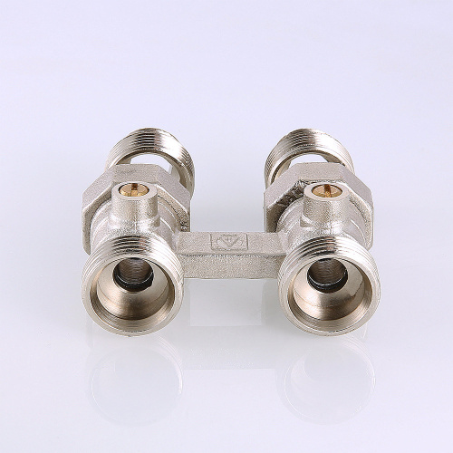 Узел для нижнего подключения  радиатора мультифлекс (комплект) 1/2"х3/4" евроконус VT.345K.N.E04 