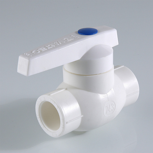 Кран PPR шаровый DN 50 мм VALTEC для горячей воды VALTEC полипропиленовый  VTp.743.0.050