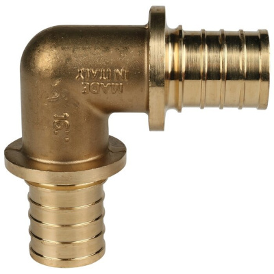 Угольник  аксиальный 16х16*90° STOUT надвижной д.труб  PE-Xa/EVOH и  PE-Xc/Al/PE-Xc SFA-0007-000016