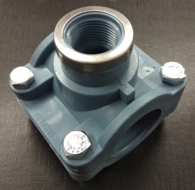 Седелка компрессионная 90 х 1/2" PN16 UNIDELTA для ПНД труб