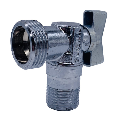 Кран шаровый угловой  1/2" х 3/4" наружная - наружная резьба  TIEMME