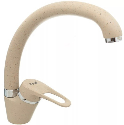 F 4113-9 Смеситель для кухни с гайкой однорукий песочный 35мм FRAP