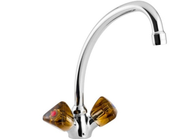 105 STELLA CER  Смеситель для мойки, излив 200 мм. с керамической кран-буксой MOFEM