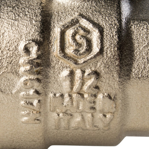 Полнопроходной шаровый кран со сгоном   1" ручка бабочка резьба внутренняя - наружная STOUT 