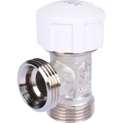 Клапан термостатический угловой (подключение ЕК) 1/2" х 3/4."ЕК SVT-0002-100015 STOUT 