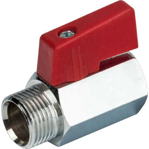 Кран шаровой  МИНИ  3/8" резьба внутренняя - наружная STOUT SVB-0022-000010