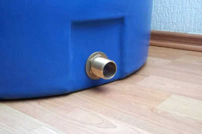 Отвод из бака в сборе 1/2" (латунь) Выпуск резервуарный