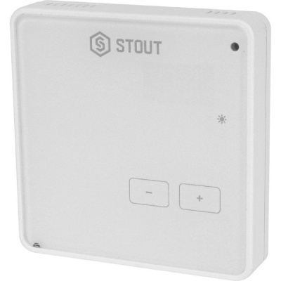 Проводной комнатный регулятор R-10z, белый STE-0101-010003 STOUT