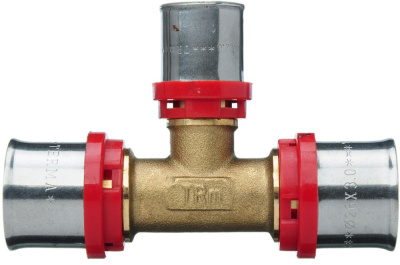 Пресс фитинг для металлопластиковой трубы Тройник  переходной   26 x 20 x 26  TeRma (TRm)