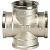 Фитинг  STOUT Крестовина 1,1/2  SFT-0031-000112 внутренняя резьба латунь никелированная