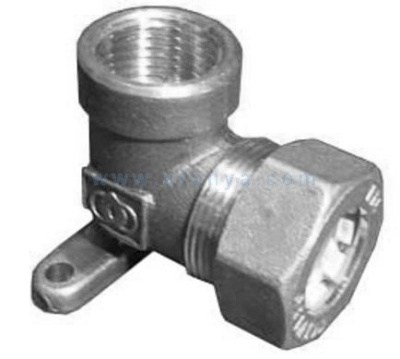 Водорозетка DN 15 x 1/2" KOFULSO Внутренняя резьба НИКЕЛЬ