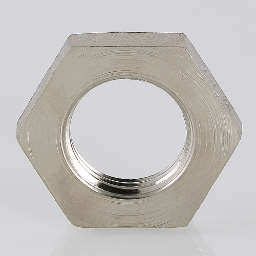 Контргайка ГОСТ 1/2" никелированная латунь                                     VTr.656.N.0004 VALTEC
