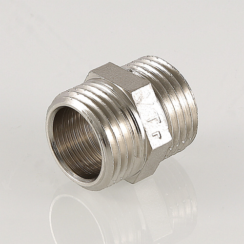 Ниппель 2" нар.-нар. латунный никелированный фитинг                            VALTEC VTr.582.N.0009