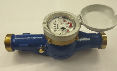 Счётчик ХВС ZENNER MTK-N, Dn32, монт.длина 260 мм, крыльчатый, многоструйный, резьбовой