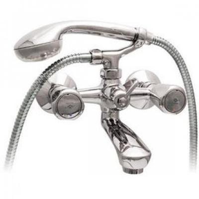 202 TRIGO  Смеситель для ванны,излив 110 мм с держат. с классической кран-буксой MOFEM 