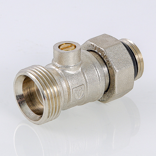 Клапан для нижнего подключения3/4"радиатора(в комплекте с адаптером 1/2евроконус)  мультифлексVALTEC