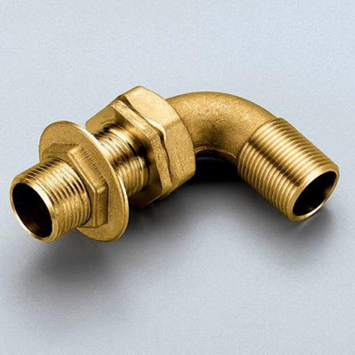 Выпуск резервуарный угловой разборный 1" (латунь)  TIEMME