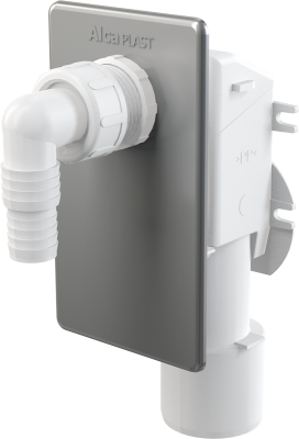 Обратный клапан для стиральной машины под штукатурку, нержавеющая сталь  APS3  ALCAPLAST