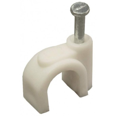 Скоба-держатель для круглого кабеля STAYER 8 мм, 100 шт.уп.