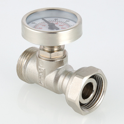 Тройник с термометром Евроконус VALTEC VT.4615.0.0