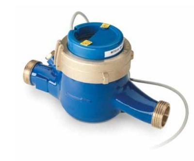 Счётчик ХВС ZENNER MTK-I(импульсный),Dn20,монт.длина 190 мм,крыльчатый,многоструйный,резьбовой