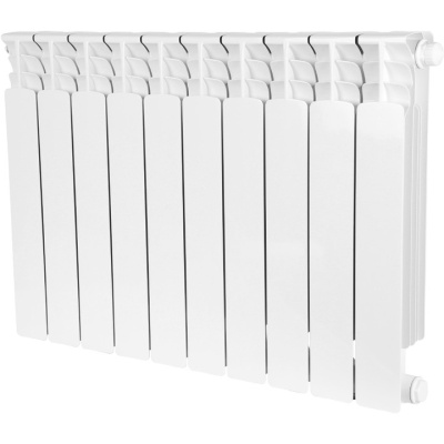 Биметаллический  секционный радиатор STOUT Space 11 секции нижнее подкл 3/4 500/90 SRB-0320-050011