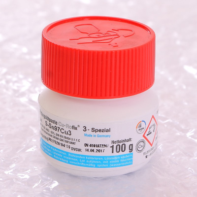 Флюс-паста с добавлением мягкого припоя 3, 100гр Cu-Rofix*3  