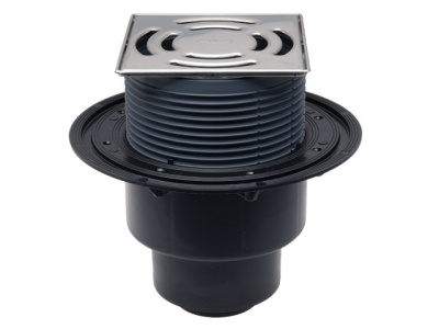 HL 3100Pr DN 50/75/110 Трап серии 60 Pius; с высокой пропускной способностью решетка 138х138