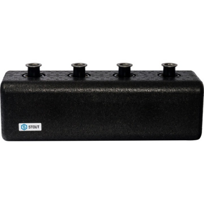 Стальной распр, коллектор 2 отопительных контура DN 25 с гидрав-ким раздел-м SDG-0018-004002 STOUT